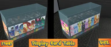 Display Card Table