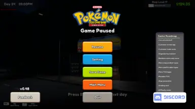 Pause Screen