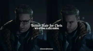 Better hair for Chris with optional glasses removal