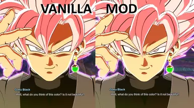 Thicker Eyeline for Goku Black (Base and Rose)