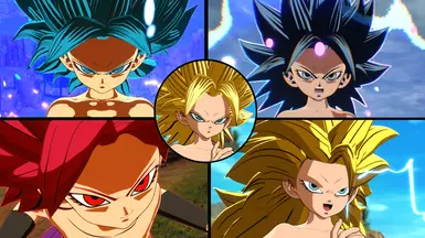 Caulifla New Slots Transformations (Ssj1 to UI)