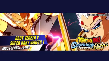 Baby Vegeta y Super Baby Vegeta Mod Latino Dragon Ball Sparking Zero