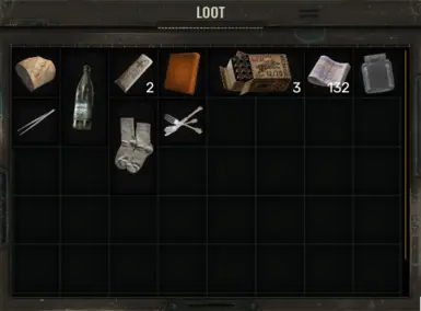 Loot you might find in stash