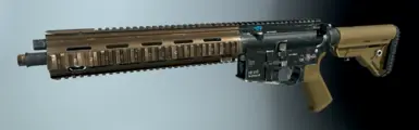 Tan Handguard and Stock