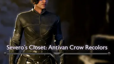 Severo's Closet - Antivan Crow Recolors