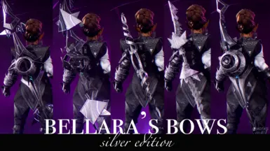 bellara's bows - silver