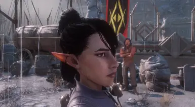 With Morrigan's hair!