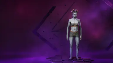 Qizira Laidar (Female, Qunari, Mage, Lord of Fortune) 
