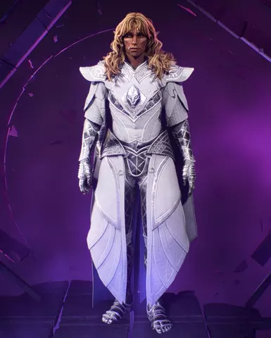 white &amp; silver
