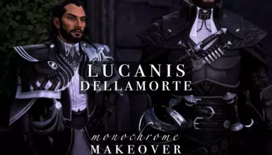 lucanis - monochrome makeover (black recolor)