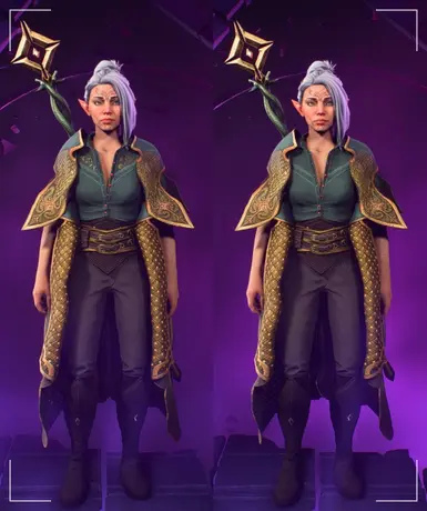 Defiant Doublet without Jewelry, Moss and Gold