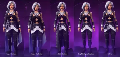 Black and White Morrigan version
