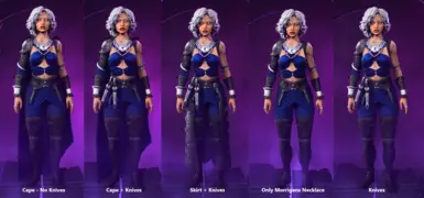 Black &amp; Blue Morrigan version