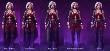 Black &amp; Red Morrigan version