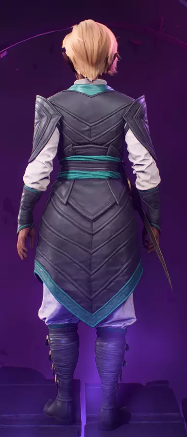 Minrathous Citizen's Outfit teal back
