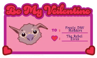 Veilentines in the 'Optional Files' to share IRL!