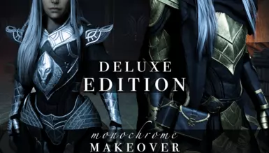 deluxe edition set - monochrome makeover (black recolor)