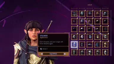 Replaces 'Stillness'/Dummy Helmet