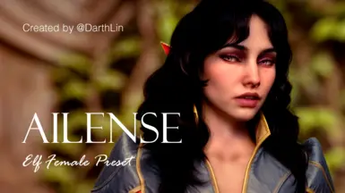 Ailense - Elf Female Preset (Save Game and Sliders)