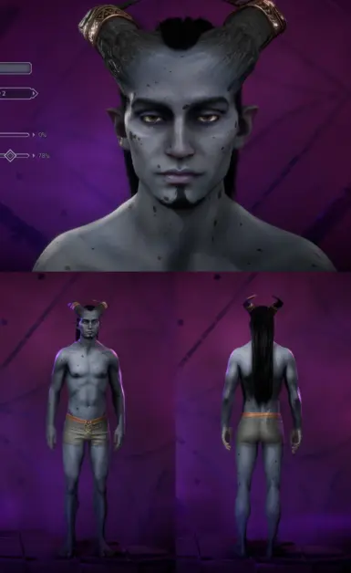 Birthmarks Full-Body (Qunari)