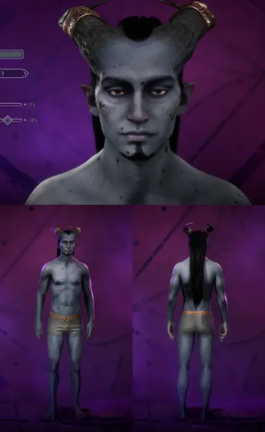 Birthmarks and Freckles Full-Body (Qunari)