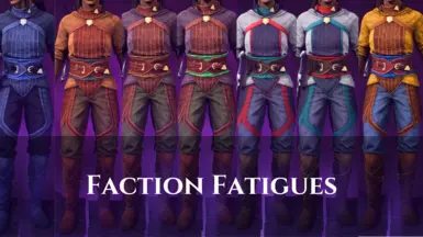 Warden Fatigues Faction Recolors