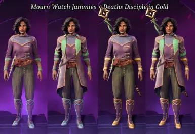 Mourn Watch Jammies in Gold