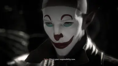 the game speaking directly to me when solas needs to be clownified