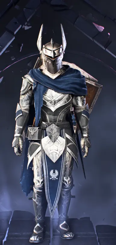 Silver chest and white logo optional