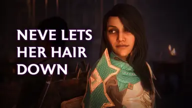 Neve Lets Her Hair Down (Long Hair Mesh Swap)