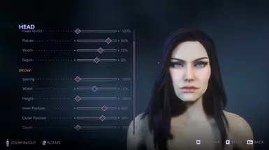 Slider: Head - Forehead &amp; Brow
