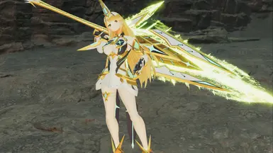 Mythra's Aegis Sword from Xenoblade Chronicles 2 (LS GS SNS SA)