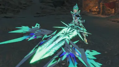 Pneuma's Aegis Sword from Xenoblade Chronicles 2 (CB LS GS SNS SA)