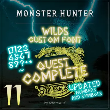 Monster Hunter Style Font By AnthemWolf