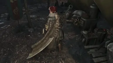 That one Monster Hunter greatsword you find in a chest on top of the metal platform in Mt Nibel from chapter 11 of FF7 Rebirth (Igneous Saber)