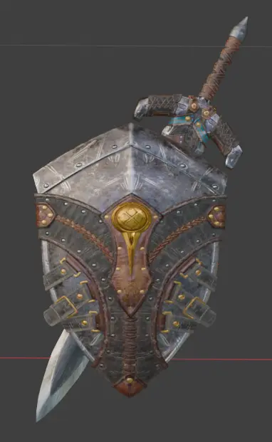 SnS Hope Broadsword and Kite Shield