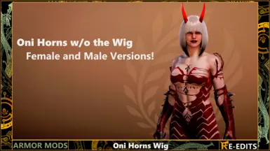 Oni Horns (NO) Wig - RE-Edits -
