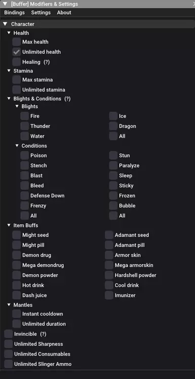 Options as of 0.1.3 - Section 2