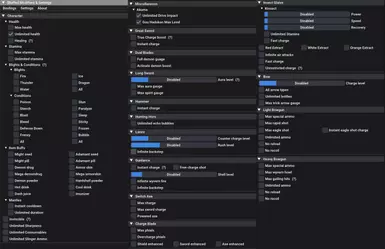 All options as of 0.1.3