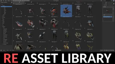 RE Asset Library (Blender Addon)