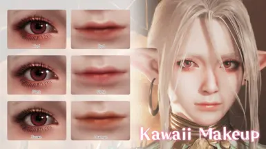 Kawaii Makeup Face Textures