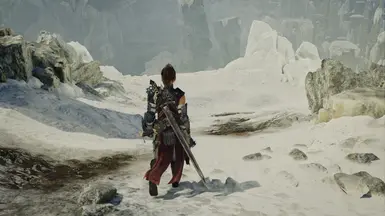 This odd sheathed state is only present on the Artian Dual Blades