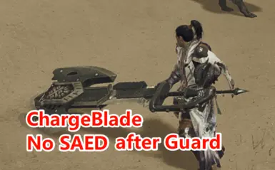 Charge Blade  No SAED after Guard