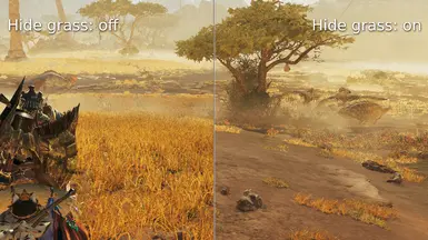 Hide tall grass, significant framerate improvement in this map!