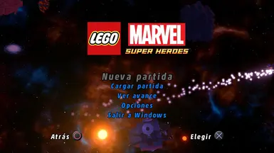 Playstation 3 buttons Lego Marvel Super Heroes