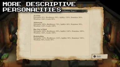 More Descriptive Personalities