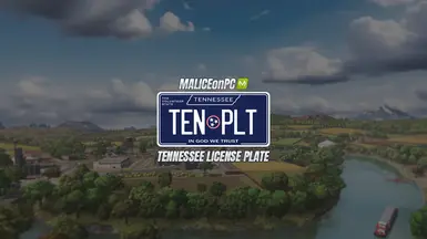 FS25 Tennessee License Plate