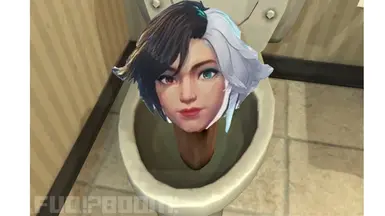 SKIBIDI TOILET song over Luna Snow's Ult music