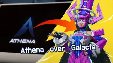 Athena over Galacta