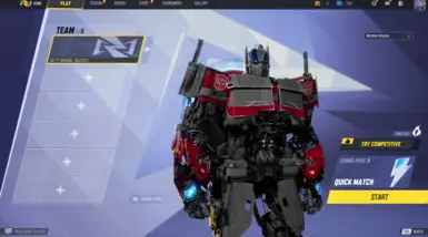 OPTIMUS PRIME over captain america fix